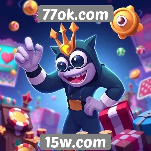 Análise da variedade de jogos no 77ok.com